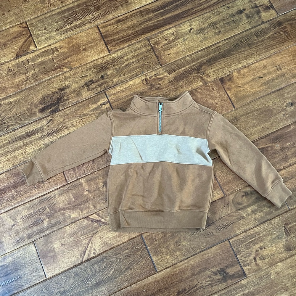 Jumping Beans Brown and Beige Kids Sweatshirt